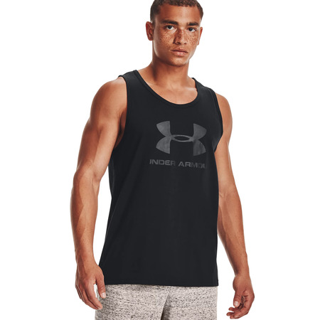 UA Men's Sportstyle Logo Tank "Black"