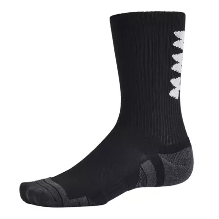 UA UnisexPerformance Tech 3-Pack Crew Socks "Black"