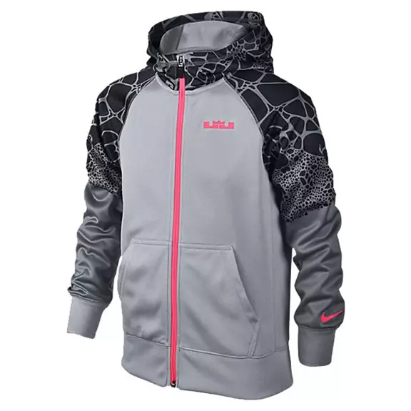 Lebron Sudadera Niño Hero PF Full-Zip (012/gris/hiperponche)