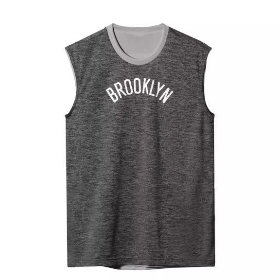 Adidas NBA Camiseta Brooklyn Nets Winter Hoops Rev (gris)