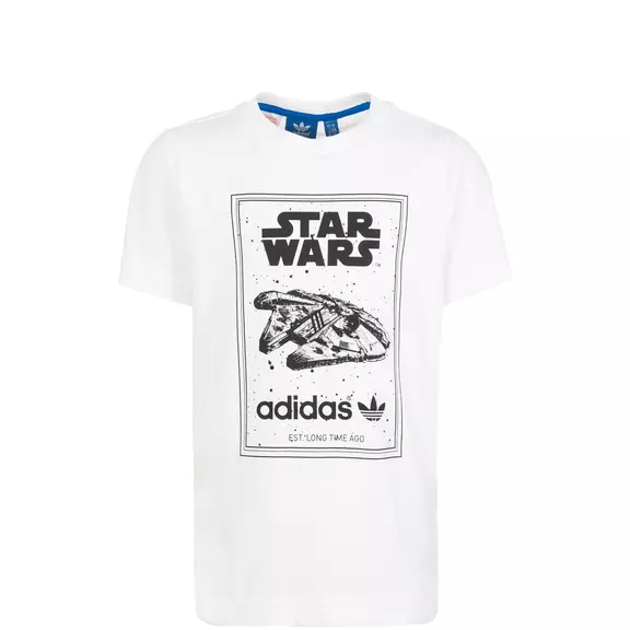 Adidas Originals Junior Camiseta Star Wars Millennium Falcon (blanco)