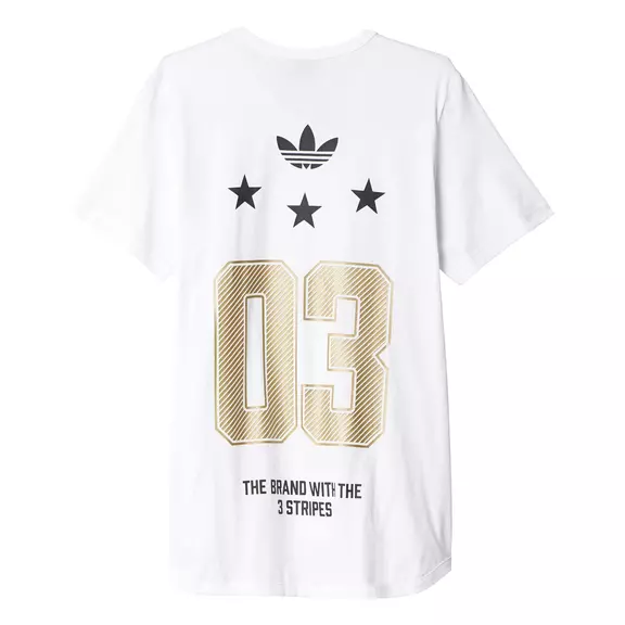 Adidas Originals Camiseta 03 Star (blanco/negro/oro)