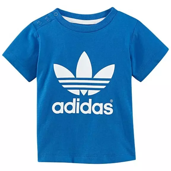 Adidas Trefoil Tee Infants (azul/branco)