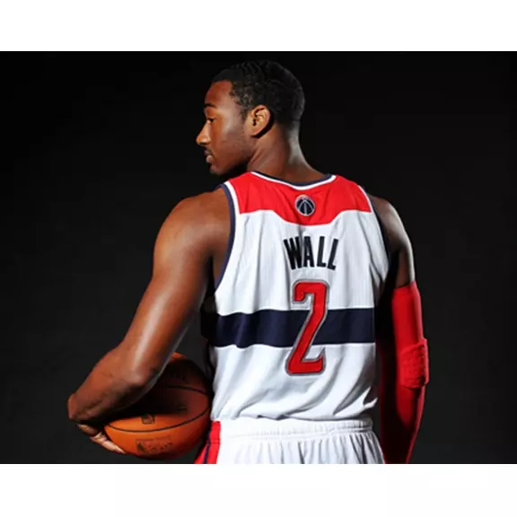 Adidas Camiseta Réplica John Wall Wizards (blanco/rojo/marino)