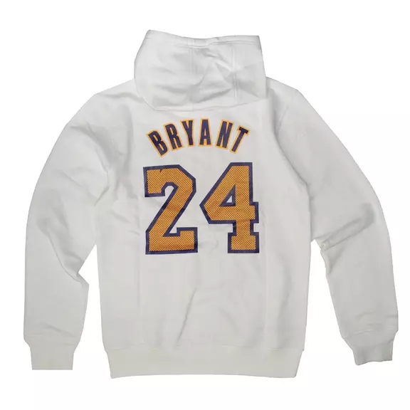 Adidas NBA Lakers Bryant Nº 24 Game Time Player Ho Man´s (white)