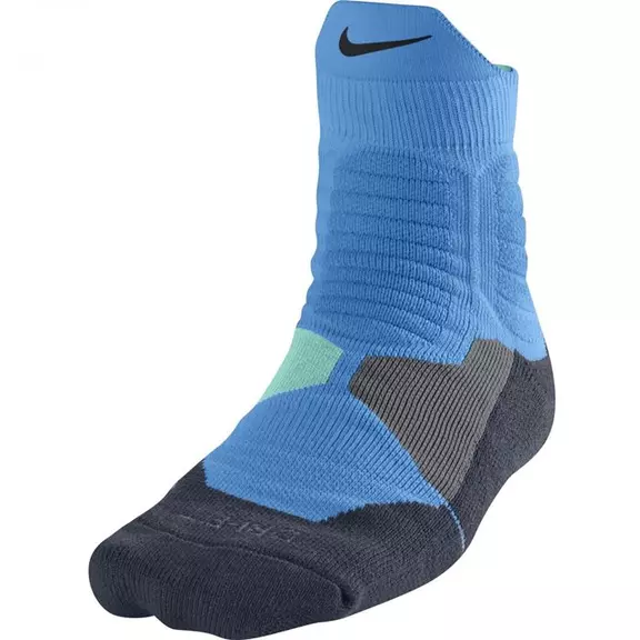 Calcetines Nike Hyper Elite High Quarter Basket Crew (433/azul/pistacho/negro)