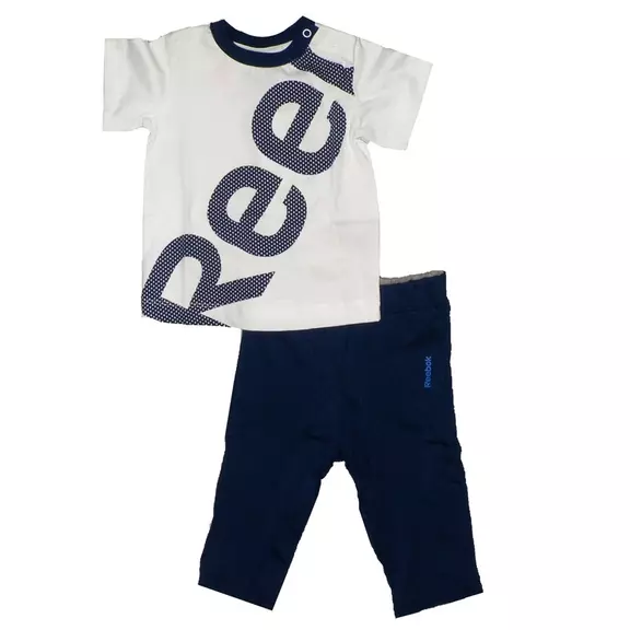 Reebok  Baby Summer Set (branco/cinza/azul)