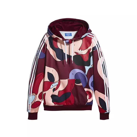 Adidas Originals Rita Ora Sweatshirt H "Art Games" (collegiate burgundy/white)