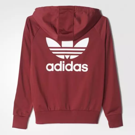 Adidas Originals Rita Ora TT Hooded "Art Games" (collegiate burgundy/white)