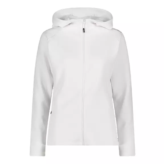 Campagnolo Women's 4-way stretch full zipper hooded "White"