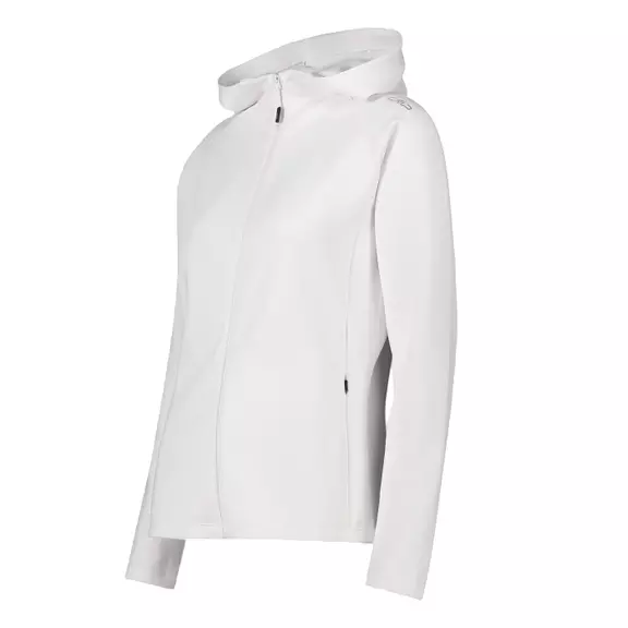 Campagnolo Women's 4-way stretch full zipper hooded "White"