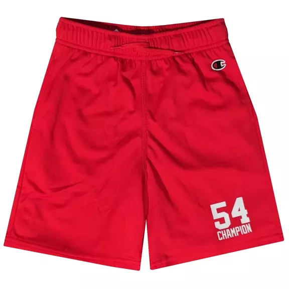 Champion Basketball Kids Sport Lifestyle Big Braphic Mesh Short "Red"