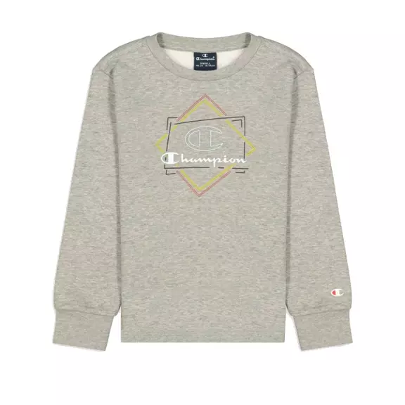 Champion Kids Athletic Long Sleeve Crewneck T-Shirt "Grey"