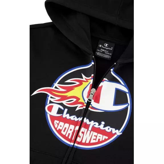 Champion Kids Fleece Full Zip Hoodie "Black"