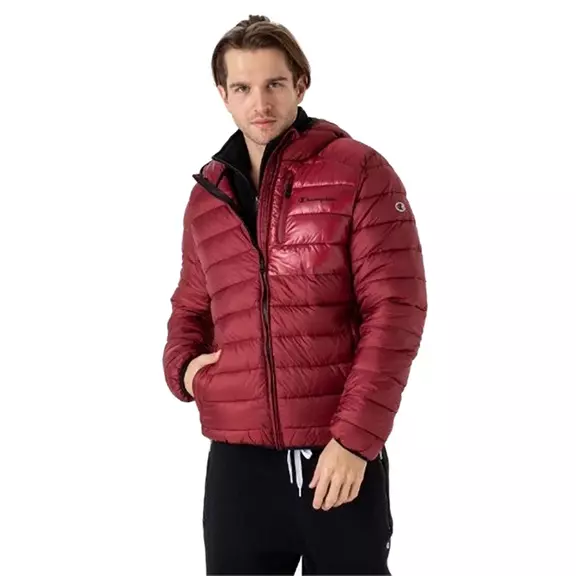 Champion Lightweight Nylon Hooded Jacket "Red"