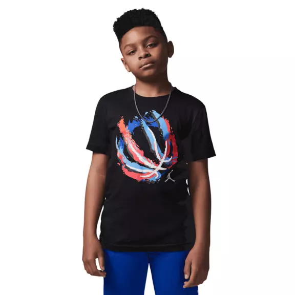 Jordan Kids Basketball Fire SS Tee "Black"