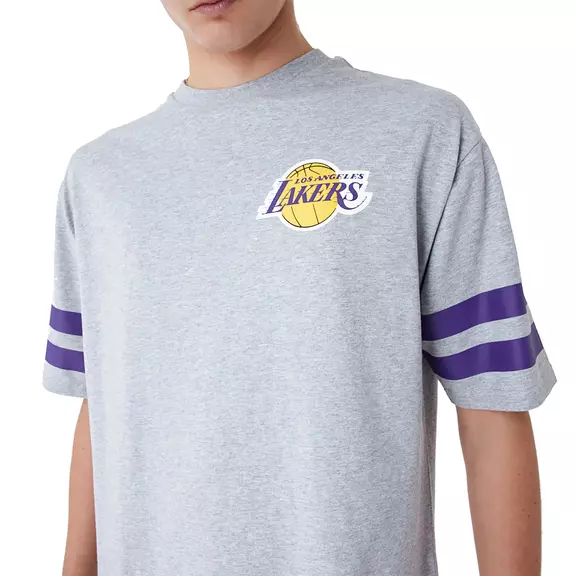 New Era L.A Lakres Arch Graphic Oversized T-Shirt