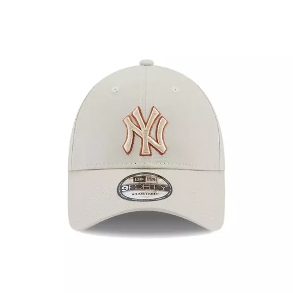 New Era MLB New York Yankees Team Outline 9FORTY "Beige"