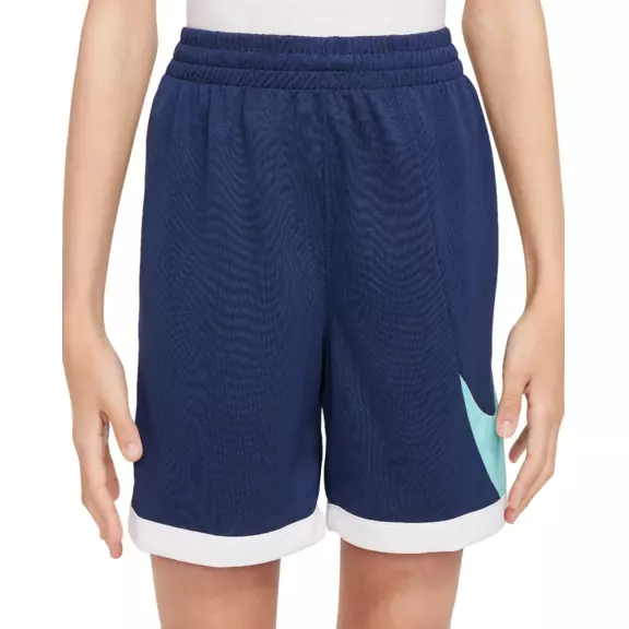 Nike Kids Swoosh Multi+ Dri Fit Short "Midnight Navy-Green Frost"