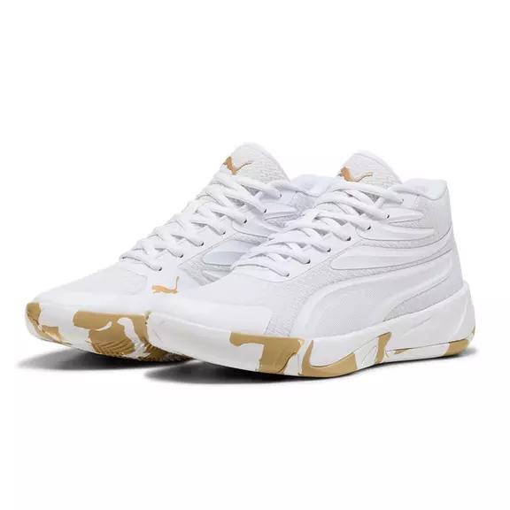 Puma Court Pro Marble "White Matte Gold"