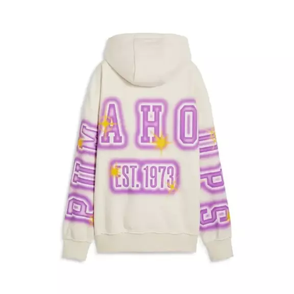 Puma Womans Basketball Art-Hitect Sparkle OS Hoodie "Alpine Snow"