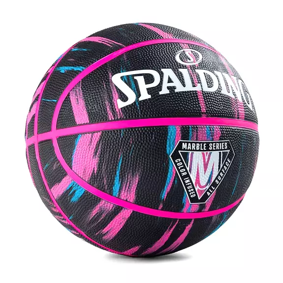 Spalding Marble Pink Sz6 Rubber Baket (Talla 6) "BlackPink"