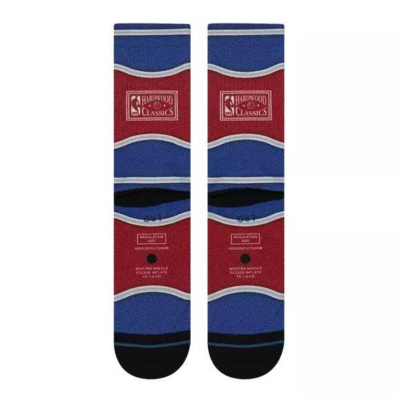 Stance Casual NBA Denver Nuggets Mini Ball Hardwood Classic Poly Crew Socks