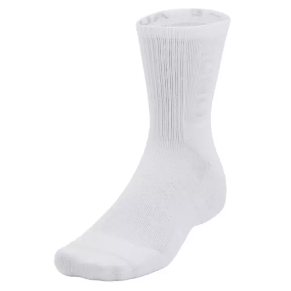 UA Unisex 3-Maker 3-Pack Mid-Crew Socks "White-Mod Gray"