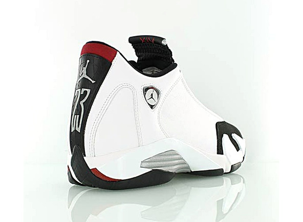 jordan 14 blanco con negro