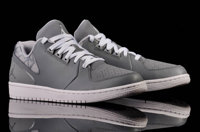 jordan flight grey and white