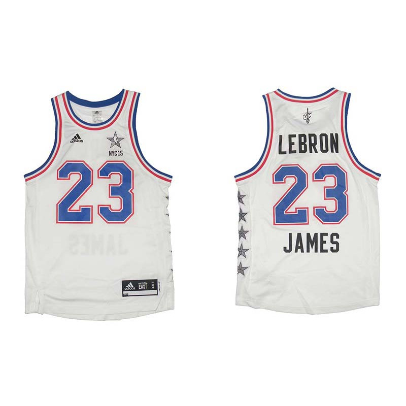 Camiseta Réplica Lebron All Star Este NYC 15 (blanco/azul)