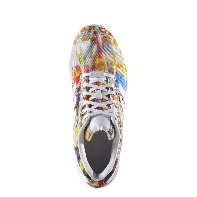 Adidas zx outlet flux multicolor uomo