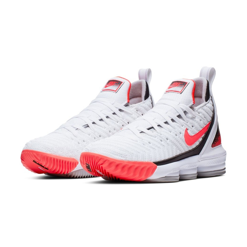 Lebron xvi hot store lava white