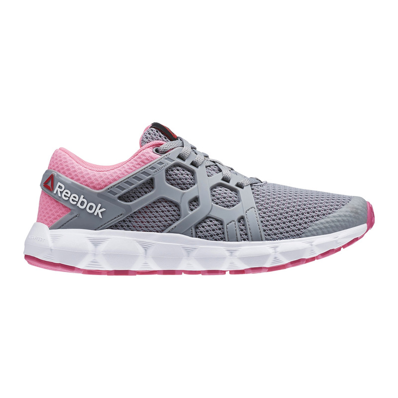 Reebok W Hexaffect Run 4.0 flat grey posion pink rose rage whit