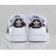 Adidas Superstar 2 CF C (28-35)(branco/preto)