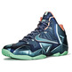 Lebron XI "Akron vs Miami" (400/azul/verde/naranja)