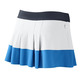 Nike Saia Mulher Tennis Pleated Woven (branco/azul)