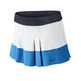 Nike Saia Mulher Tennis Pleated Woven (branco/azul)