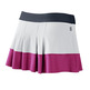 Nike Saia Mulher Tennis Pleated Woven (branco/azul/rosado)