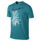 Camiseta Nike "The Swoosh Net" (372/tropical teal/navy)