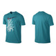 Camiseta Nike "The Swoosh Net" (372/tropical teal/navy)