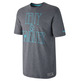 LeBron Deny & Conquer Tee (091/gris/azul)