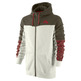 Nike Sudadera Basket Capucha Heritage Full-Zip (320/blanco/ocre)