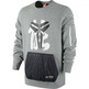 Kobe Sweatshirt Hybrid Crew CH4/DK (cinza/preto)