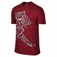 Camiseta Lebron Lion (687/rojo/blanco)