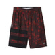 Adidas Dame Floral Short (red/black)