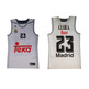 Camiseta Llull #23# Real Madrid Basket 2015-2016 (blanco/gris)