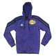 Jaqueta Adidas Angeles Lakers (roxo/preto/amarelo)