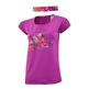 Adidas Young Girls W Floral Logo (rosado/laranja)