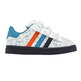 Adidas Superstar Smile CF Infant (branco/azul/laranja)